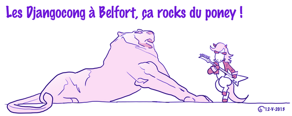 Logo des rencontres django djangocong 2013 à Belfort